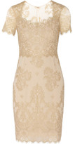 Thumbnail for your product : Notte by Marchesa 3135 Notte by Marchesa Metallic lace dress