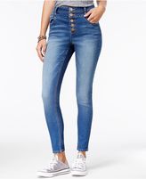 Thumbnail for your product : Tinseltown Juniors' High-Waist Five-Button Skinny Jeans