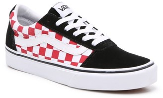 vans red white and black