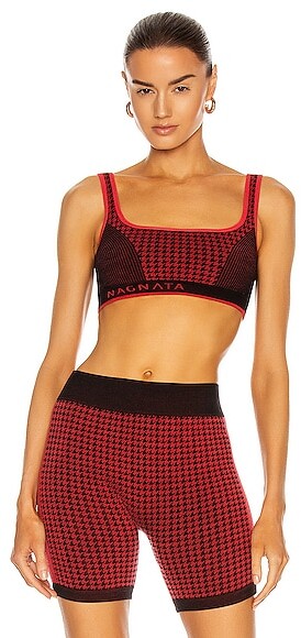 nagnata houndstooth shorts