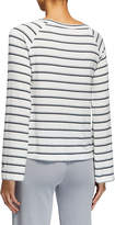Thumbnail for your product : Joe's Jeans Wide-Neck Striped Raglan-Sleeve Tee