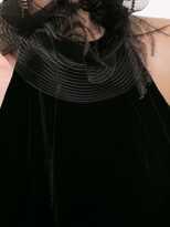 Thumbnail for your product : Ralph Lauren Collection Ruffled Halterneck Dress