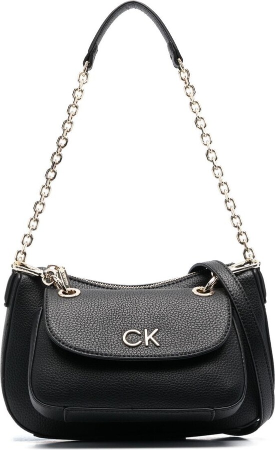 Calvin Klein Handbag Black Lock Leather Bucket Crossbody Bag Small Purse - Calvin  Klein bag - | Fash Brands