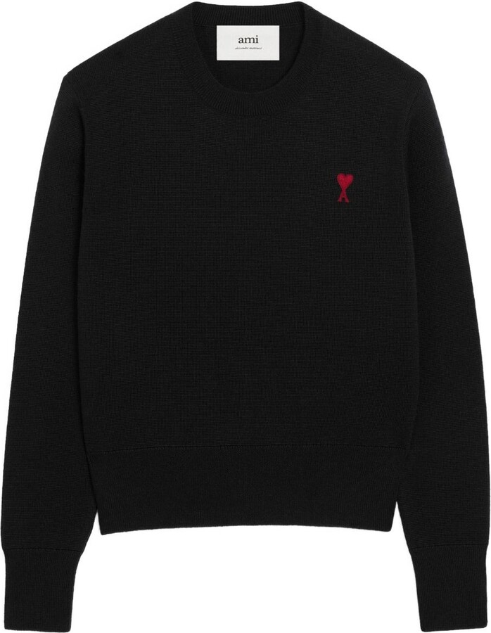AMI Paris Ami De Coeur Wool Sweater