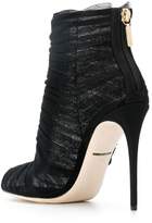 Thumbnail for your product : Dolce & Gabbana tulle stiletto boots