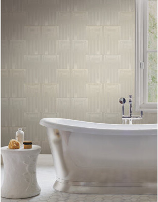 York Wall Coverings Vanishing 27' L x 27" W Metallic Wallpaper Roll