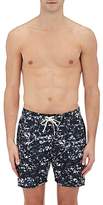 Thumbnail for your product : Saturdays NYC Men's Colin Abstract-Print Swim Trunks