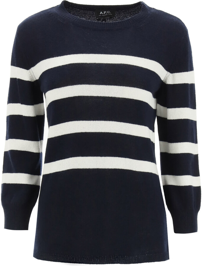 Apc Striped Sweater | Shop the world's largest collection of fashion 