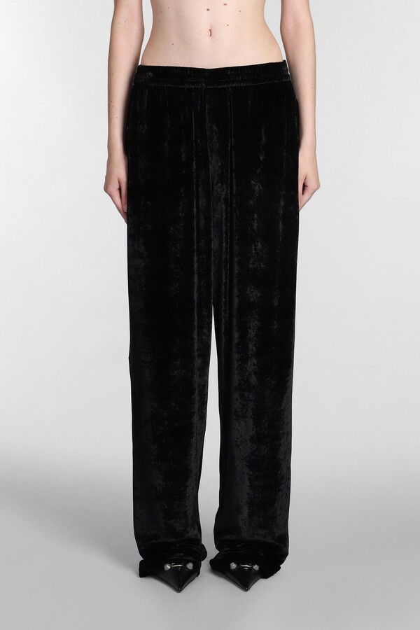 パンツ Balenciaga Black Viscose Palazzo Pant Balenciaga Pants In Black Viscose - ShopStyle