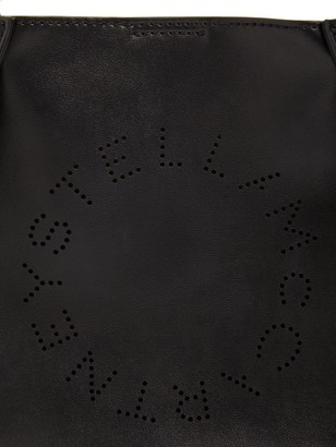 Stella McCartney Hobo Logo Faux Leather Shoulder Bag