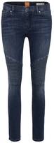 Jeans Skinny Fit raccourci en coton extensible mélangé: «Orange J10 Helena»