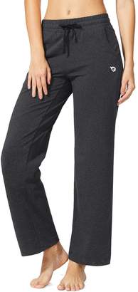 Baleaf Women's Activewear Drawcord Yoga Lounge Pants with Pockets Size XXL