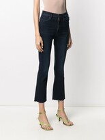Thumbnail for your product : Mother Kick Flare Cropped Jeans