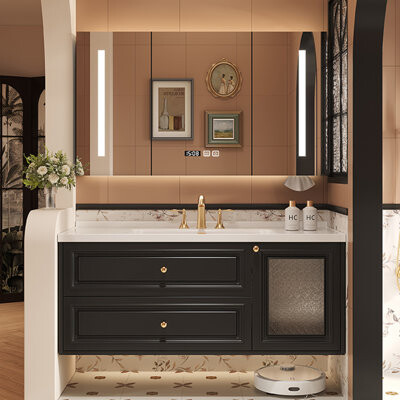 Backop Light luxury Vanitie bathroom cabinet.