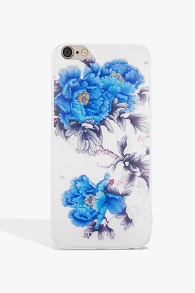 Little Mistress Accessories Blue Flower Case Iphone 6