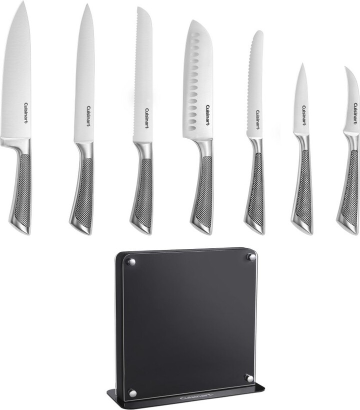 Cuisinart C77-12PMB 12-Piece Metallic Coated Knife Set, Black Grip