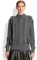 Thumbnail for your product : Christopher Kane Ribbon-Detail Cashmere Sweater