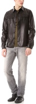 Thumbnail for your product : DSquared 1090 DSQUARED2 Leather Shirt Jacket