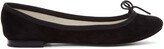 Thumbnail for your product : Repetto Black Suede Cendrillon Ballerina Flats