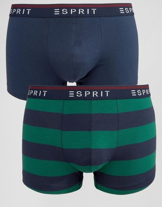 Esprit Trunks 2 Pack in Stripe