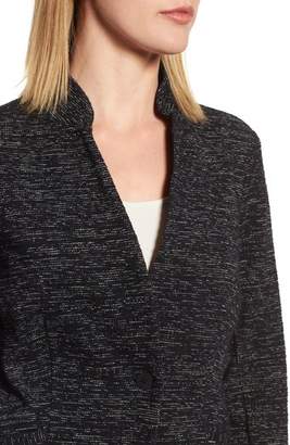 Eileen Fisher Organic Cotton Blend Tweed Jacket