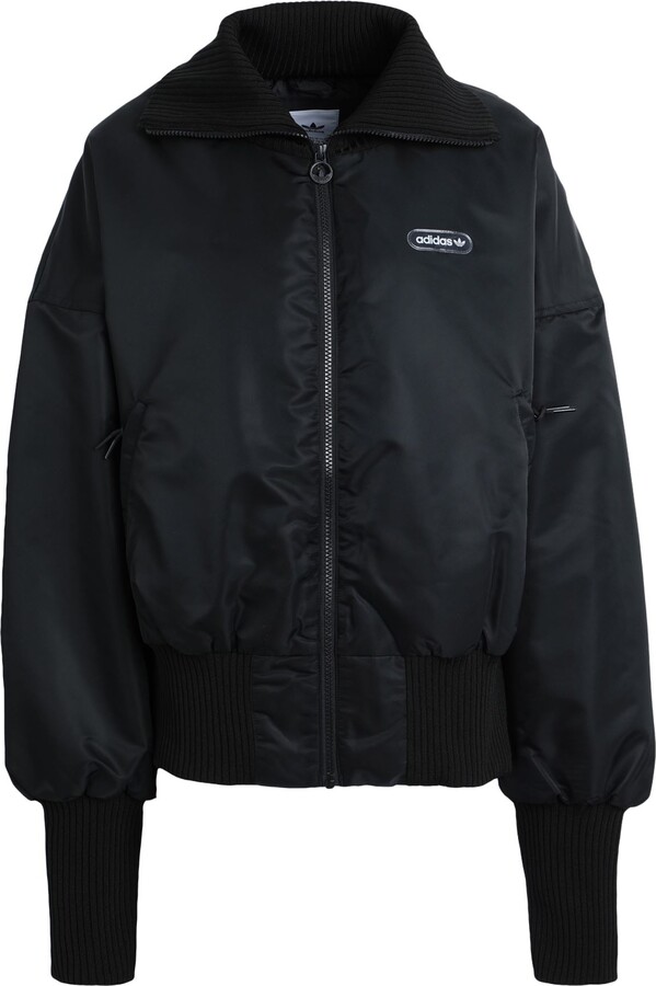 【美品】adidas BOMBER JACKET BLACK 仲里依紗 Bomber Jackets adidas Comm Sustainability Varsity Bomber