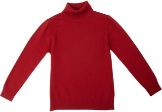 boys red turtleneck