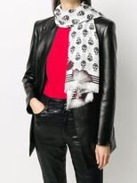 Thumbnail for your product : Alexander McQueen Skull floral print scarf