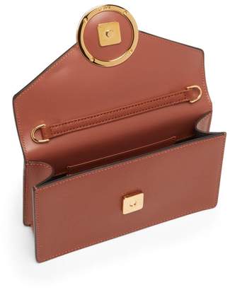 Fendi F Logo Leather Belt Bag - Womens - Brown