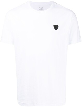 EA7 Emporio Armani logo-patch cotton T-shirt