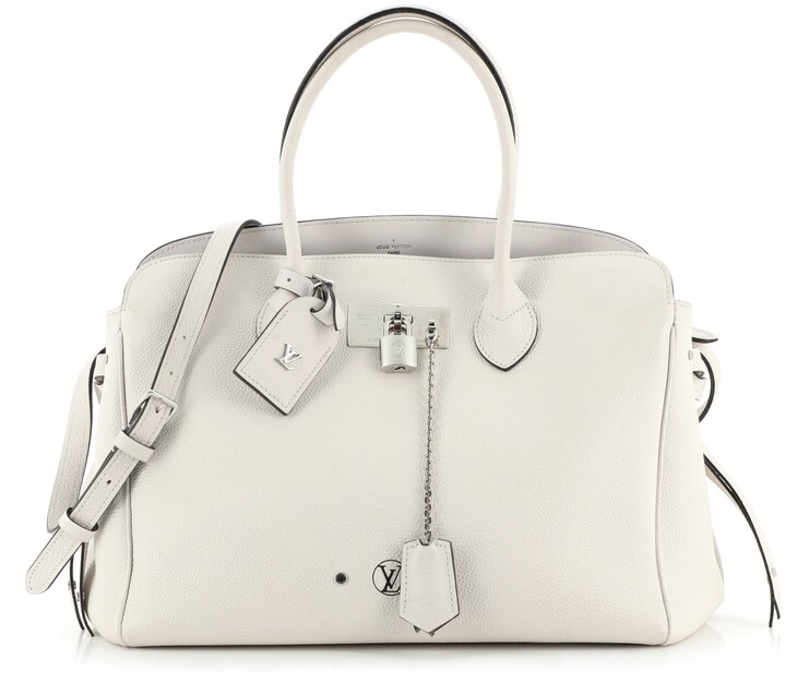 Louis Vuitton Milla Handbag Veau Nuage Calfskin MM - ShopStyle Shoulder ...