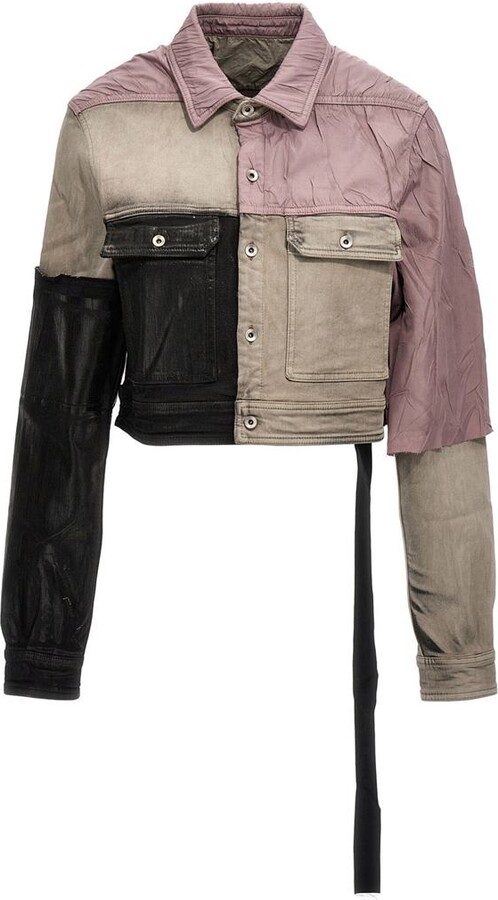 Rick Owens 'Cropped Outershirt' jacket - ShopStyle