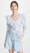 Thumbnail for your product : Self-Portrait Frill Top