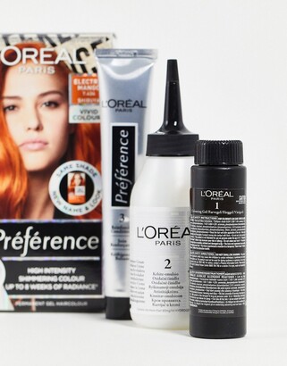 L Oréal Pa L'Oreal Paris Preference Vivids Permanent Gel Hair Dye in Electric  Mango 7.46 - ShopStyle