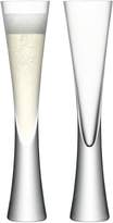 Thumbnail for your product : LSA International Moya champagne flutes x2