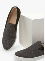 Thumbnail for your product : Mint Velvet Talia Animal Print Leather Slip On Trainers, Grey Leopard