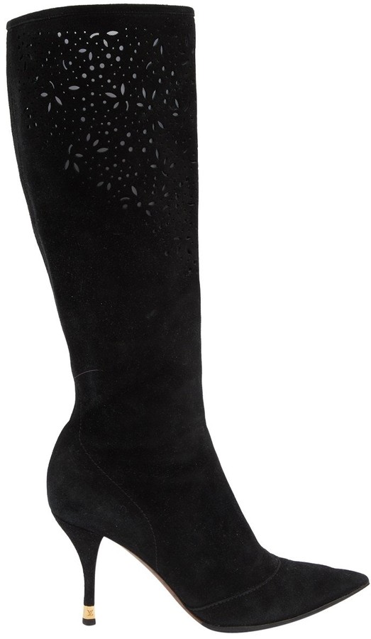 louis vuitton suede boots