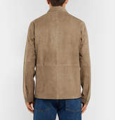 Thumbnail for your product : NN07 Suede Shirt Jacket - Beige