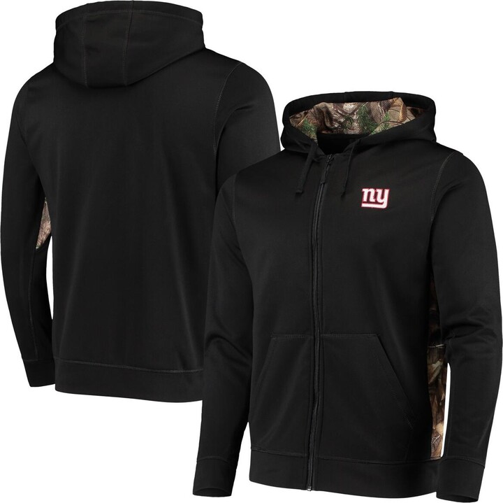 Men's Dunbrooke Black, Realtree Camo New York Giants Decoy Tech Fleece Full-Zip Hoodie - Black, Realtree Camo
