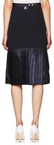 Thumbnail for your product : Thom Browne WOMEN'S PLEATED-BOTTOM SILK PENCIL SKIRT