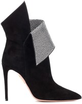 Thumbnail for your product : Aquazzura Night Fever 105 suede ankle boots