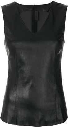 Drome Fitted Leather Top