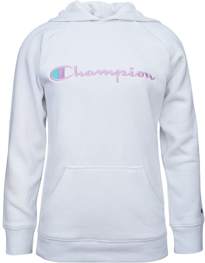 girls white champion sweatshirt