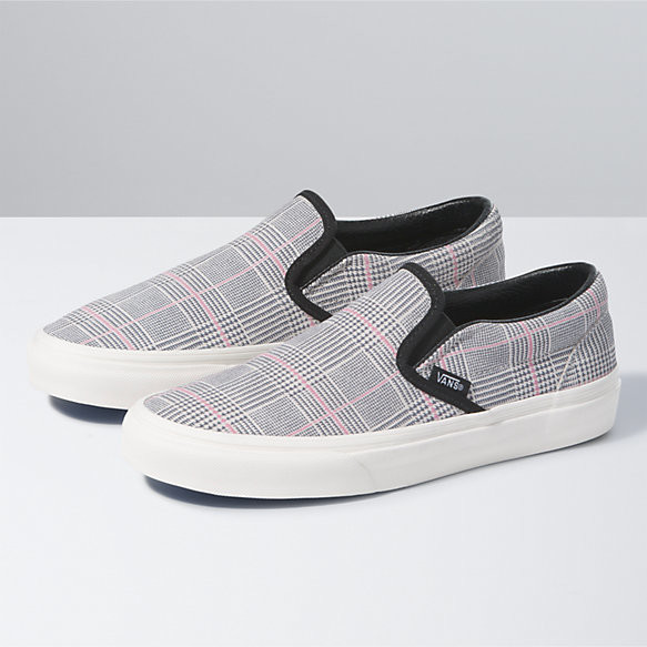 suede slip on platform vans