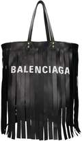 Thumbnail for your product : Balenciaga Laundry Logo Fringe Cabas S Bag