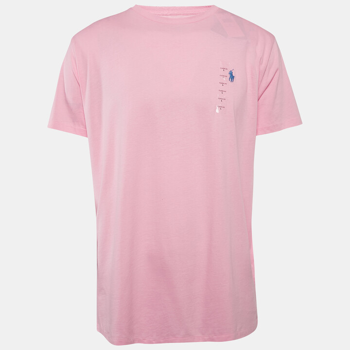 Polo Ralph Lauren Pink Jersey Crewneck T-Shirt L
