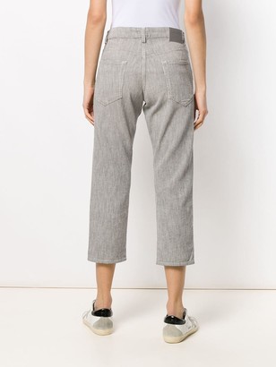 6397 Cropped Houndstooth Trousers