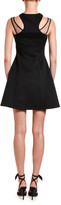 Thumbnail for your product : Off-White Jersey Double-Strapped Fit & Flare Dress