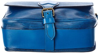 Louis Vuitton Blue Epi Leather Cartouchiere Mm (Authentic Pre-Owned)
