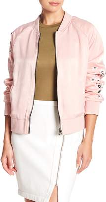 Cupcakes And Cashmere Donya Reversible Bomber Jacket